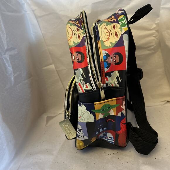 Disney Star Wars Mini Backpack Lucas Film Ltd Colorful - Picture 2 of 6